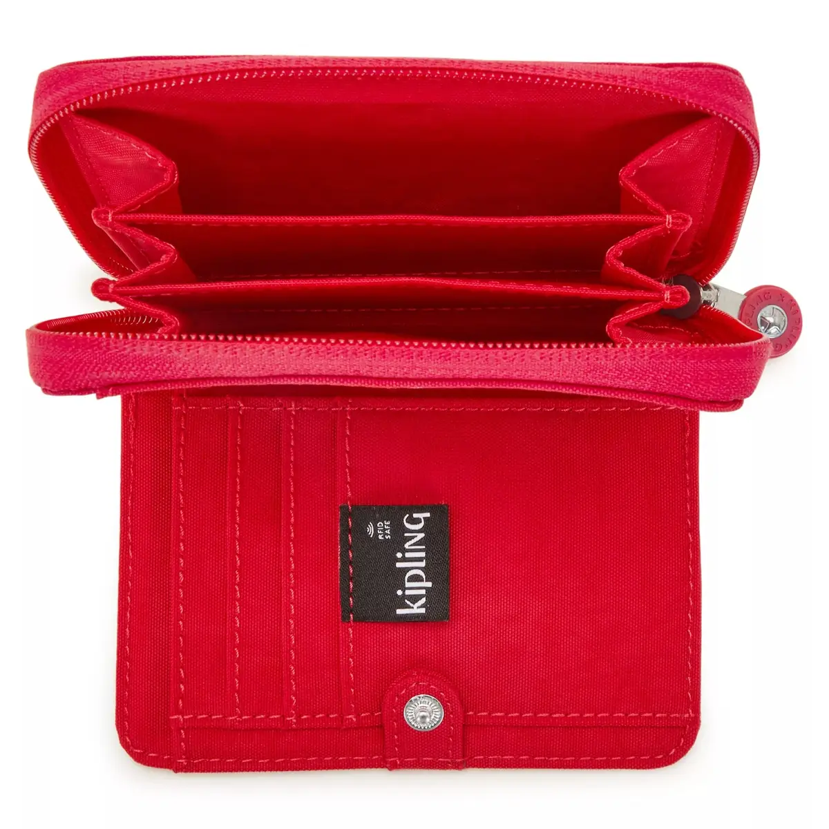Kipling Women's Money Love Wallet, RFID Anti-Hacker Technology Wallet, Polyester Zip Closure Wallet - view 5