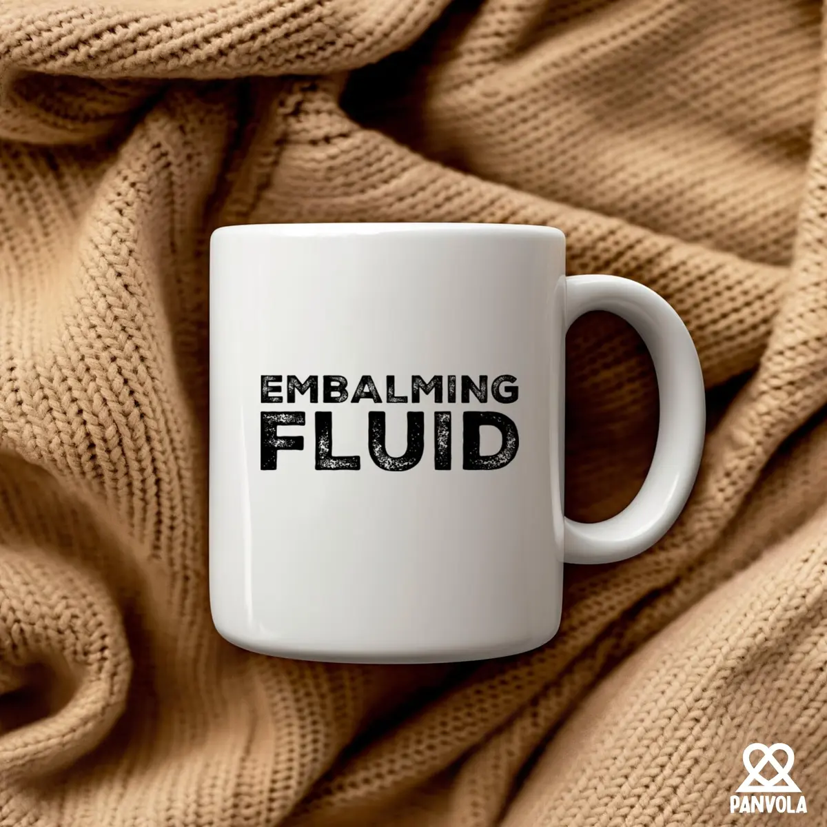 Panvola Embalming Fluid Mortician Gifts Mug 11oz White | Humorous Funeral Gift - view 5