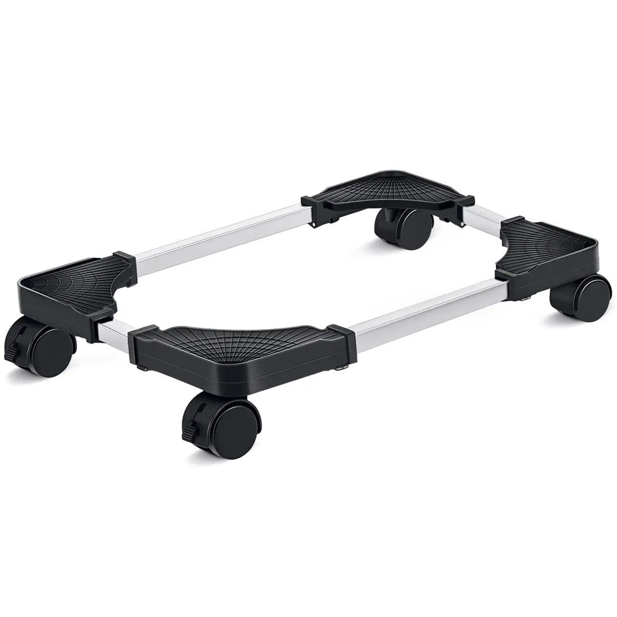 Liitrton Portable CPU Stand Adjustable Tower Support Fits Most PC | Non-slip, Sturdy Steel & ABS, Lockable Casters - main product image