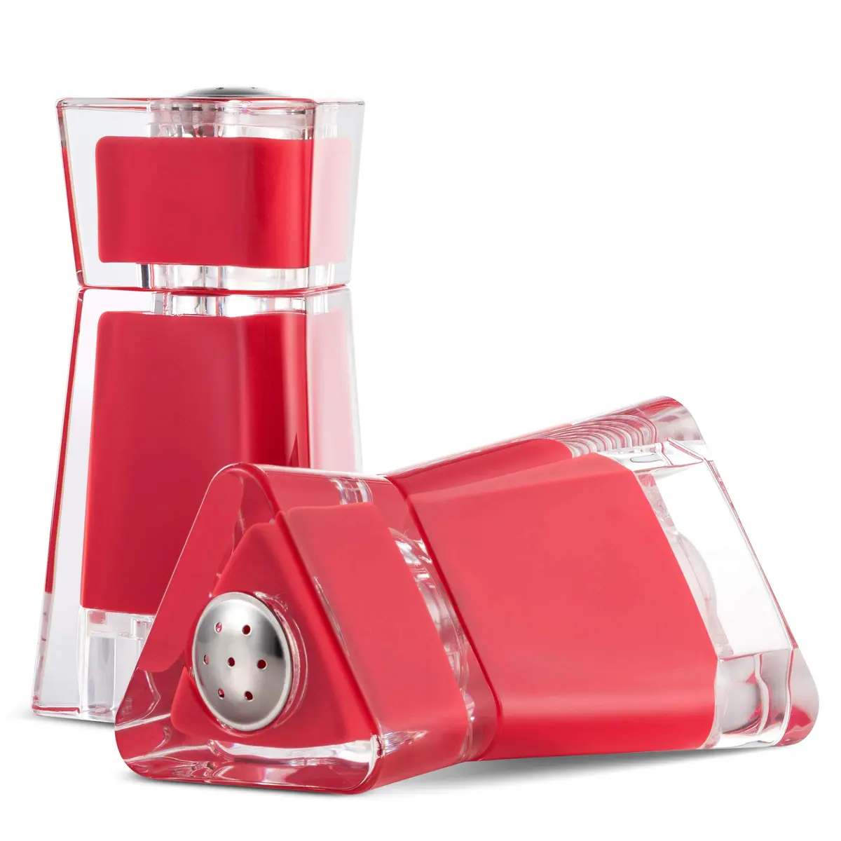 MITBAK Red Acrylic Salt and Pepper Shakers (2 Piece Set, 118ml/4oz) | Consistent Seasoning Dispensers for Kitchen & Dining - view 4