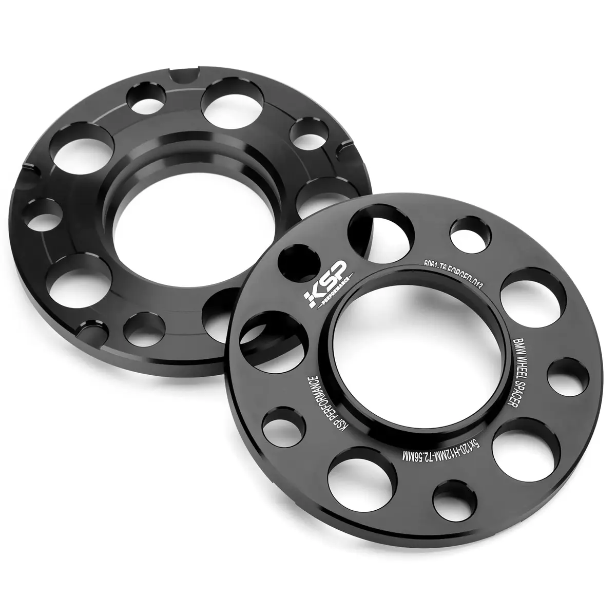KSP 5X120mm Wheel Spacers 12.7mm Hubcentric Forged Aluminum for BMW 318i 328i 525i 7 Series | Improve Fit & Stance - view 8
