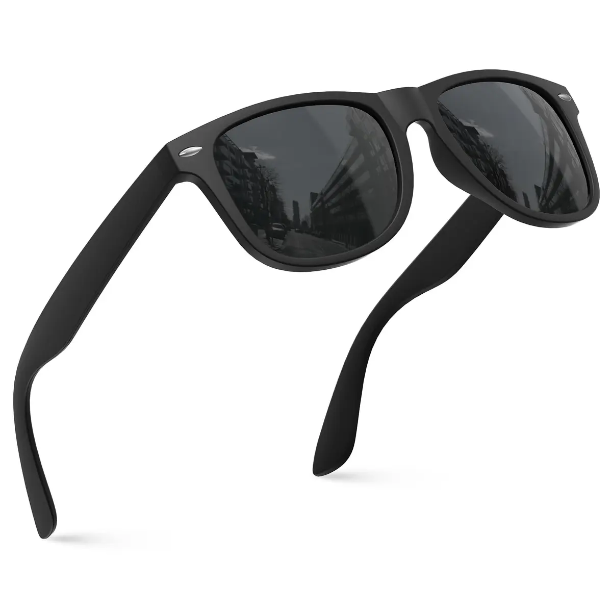 KALIYADI Polarized Sunglasses for Men and Women Matte Finish UV Blocking 52mm (145mm) | True Color HD Lenses - main product image