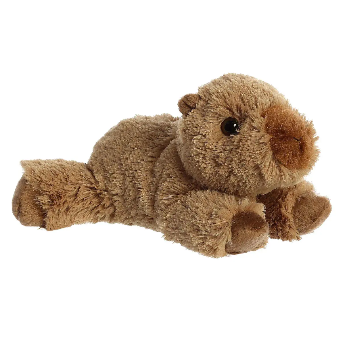 Aurora Mini Flopsie Charlie Capybara Plush Toy 23cm (9") | Soft, Huggable, Bean-Filled Animal for All Ages - main product image