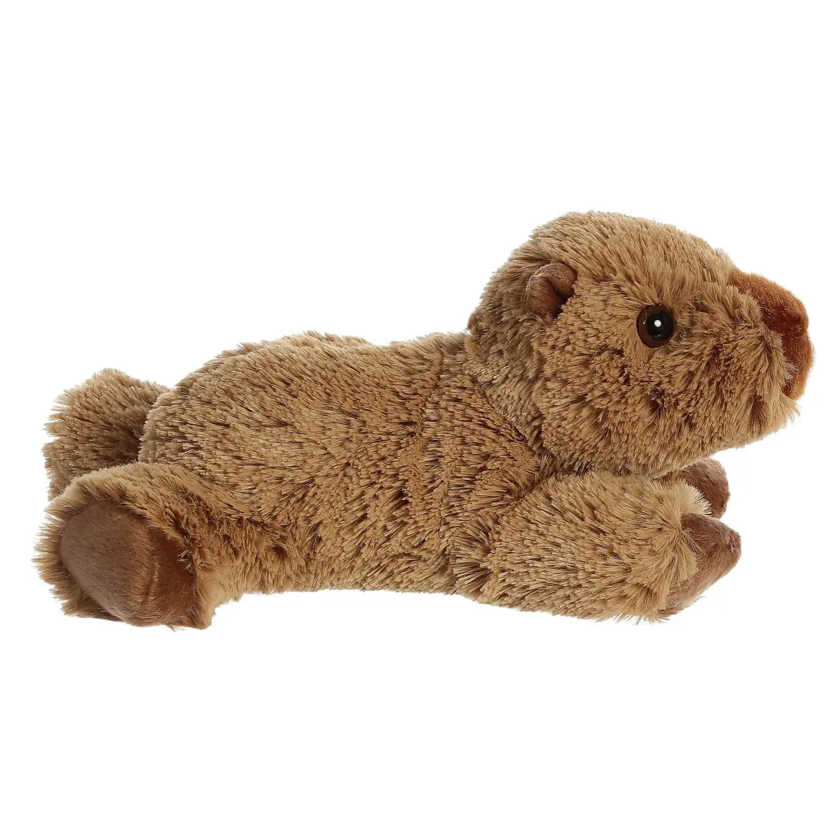 Aurora Mini Flopsie Charlie Capybara Plush Toy 23cm (9") | Soft, Huggable, Bean-Filled Animal for All Ages - view 3