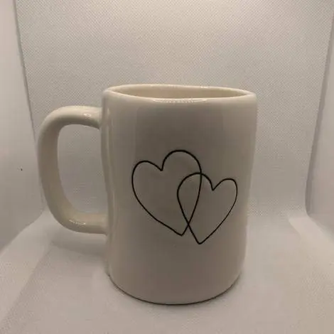 Rae Dunn "Me & You" Ceramic Mug 444ml (16oz) | Handcrafted Valentine's Gift - view 3