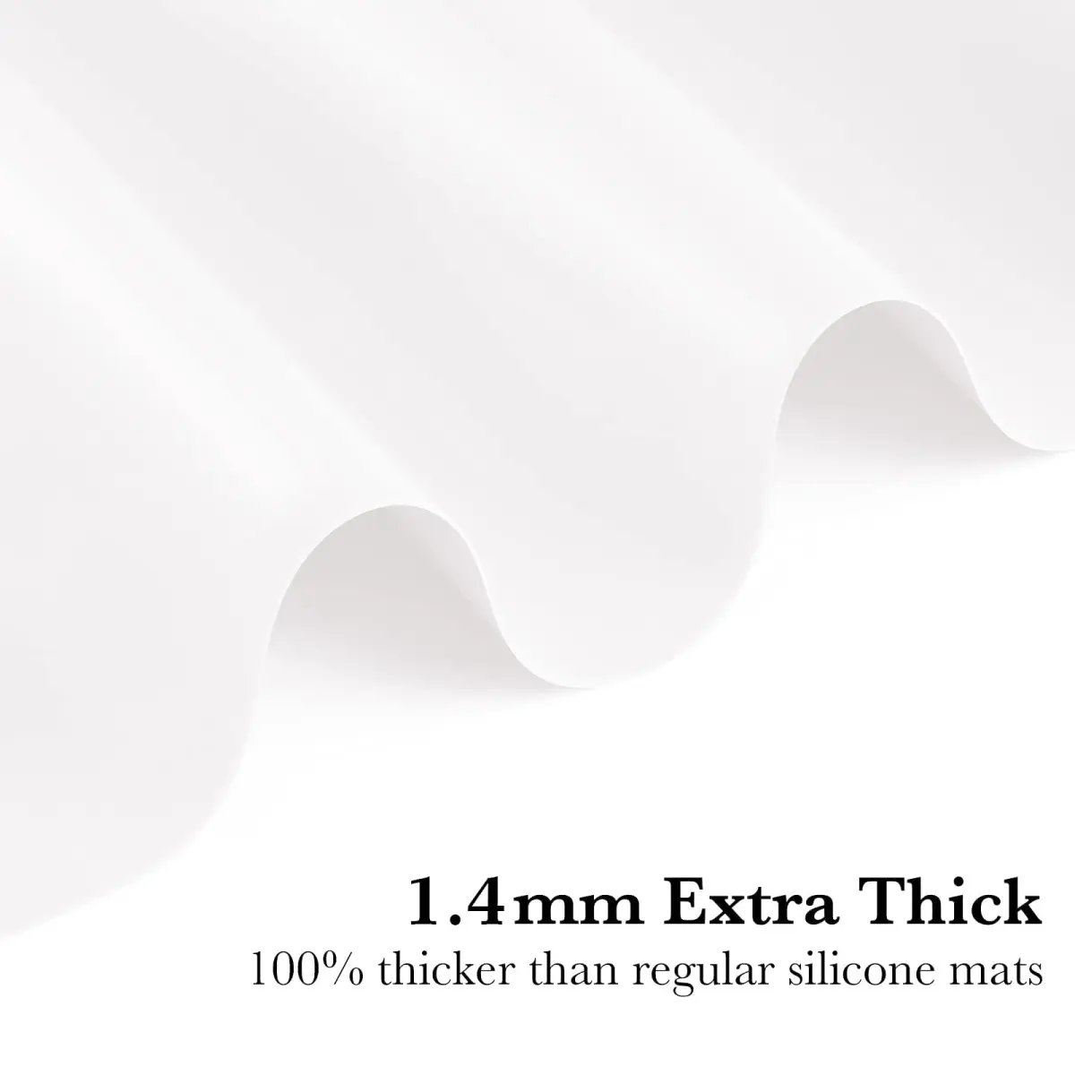 Gartful Oversize Translucent Silicone Mat 70cm x 50cm | Protects Surfaces from Crafts, Resin & Heat - view 3