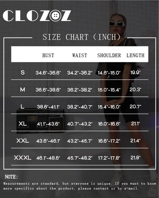 CLOZOZ Women's Mesh Crop Top See Through Fishnet Shirt Short Sleeve Crew Neck Rose Red | Sheer Cover Up for Beach & Summer - view 7