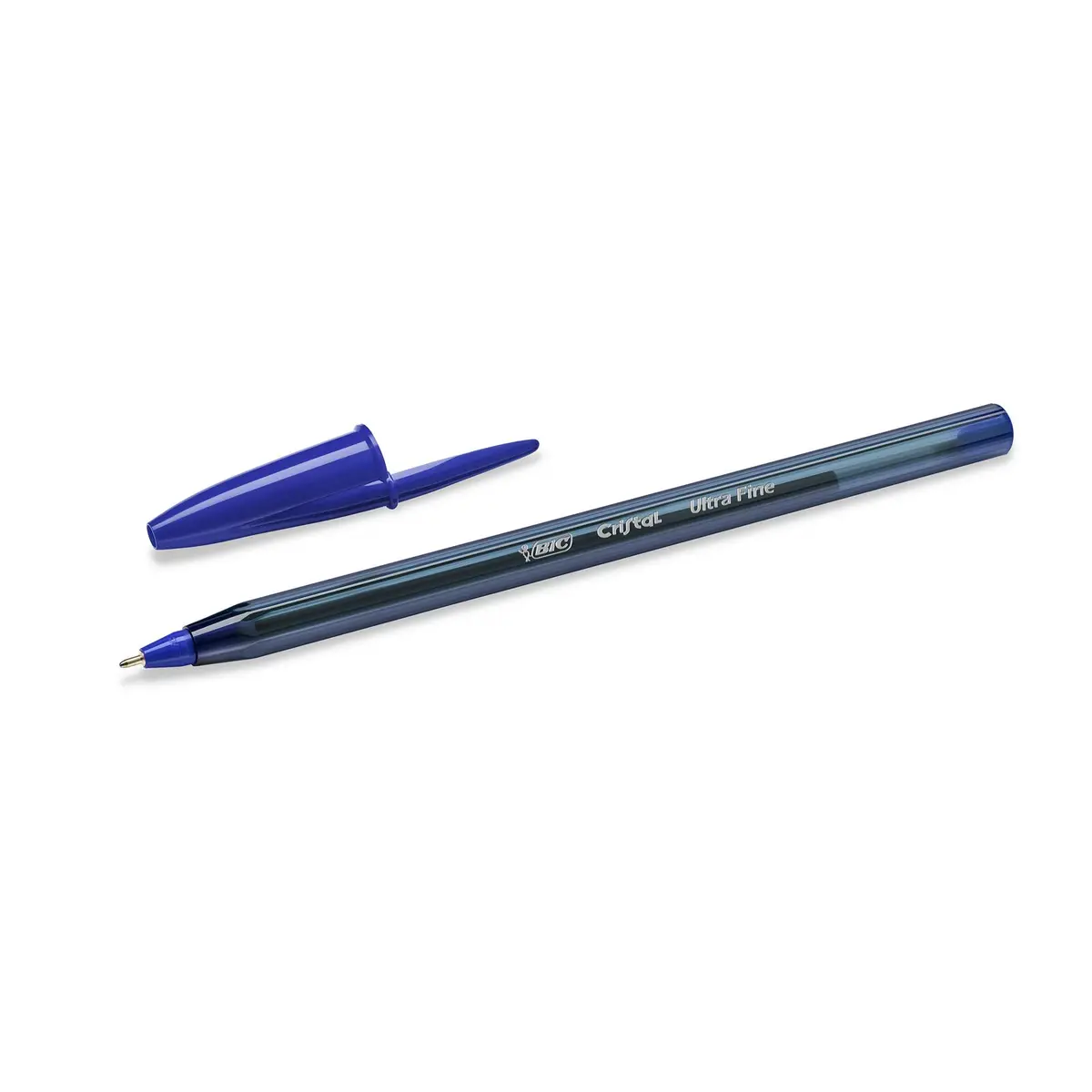 BIC Crystal Exact Fine Point Pens (0.7 mm) - Blue, Box of 20 | Precise, Smooth Writing for Office & School - view 3