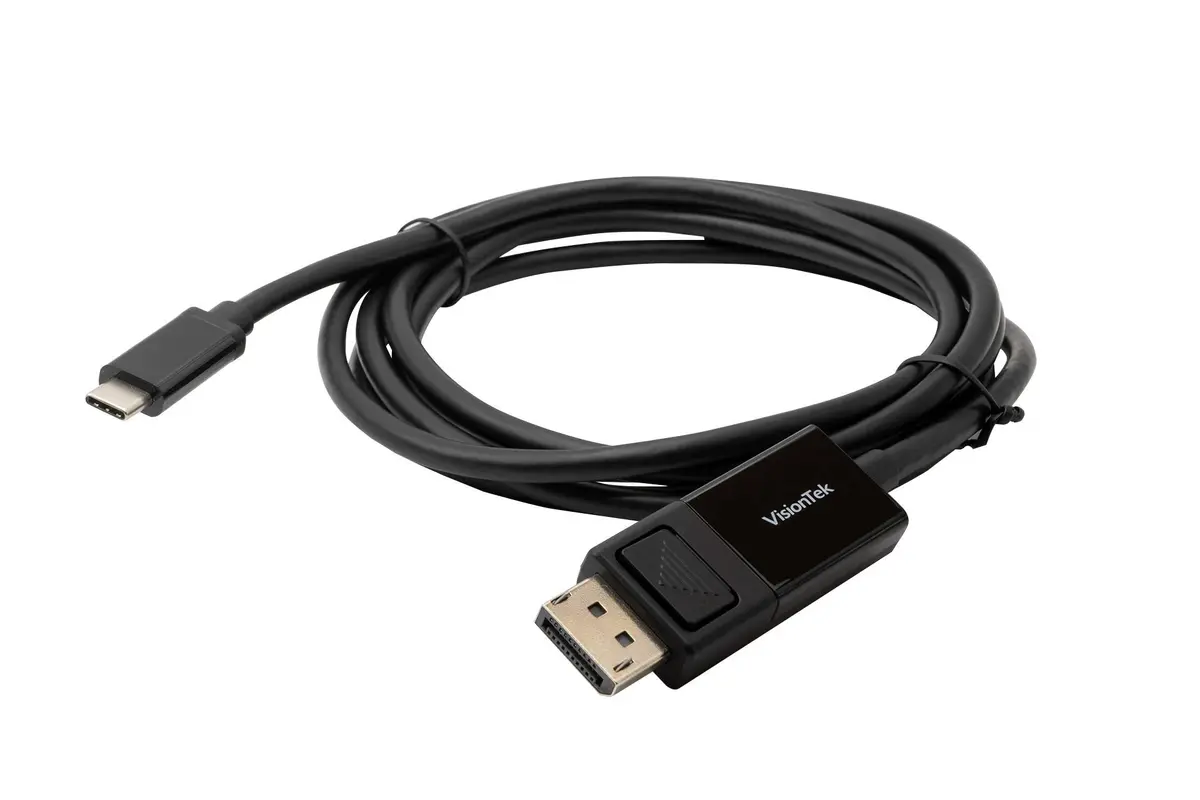 VisionTek USB-C to DisplayPort 1.4 Bi-Directional 6.56 ft | Supports 8K UHD & Thunderbolt 3 - main product image