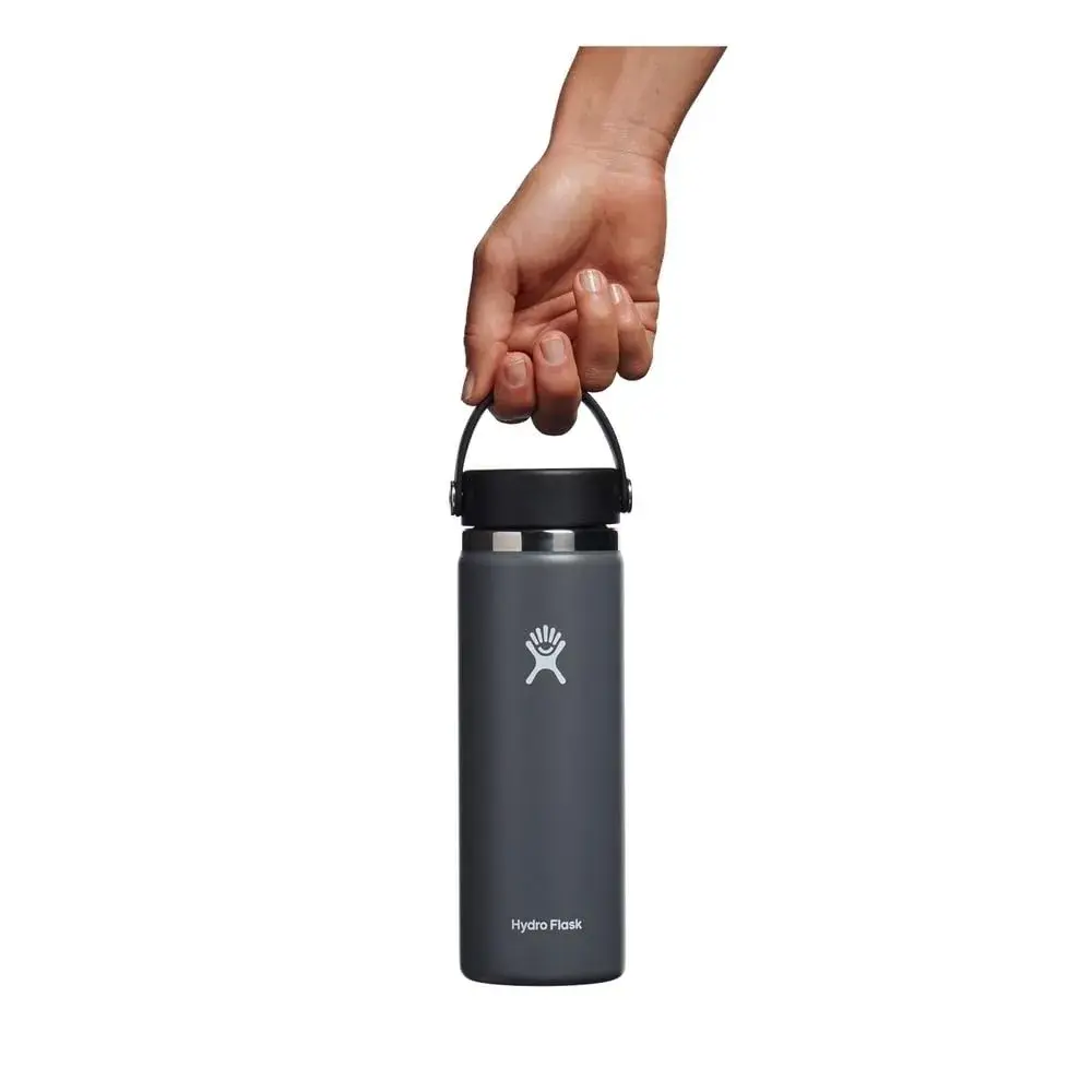 Hydro Flask Water Bottle - Insulated Stainless Steel Wide Mouth Flex Lid 710ml (24 Oz) | Keeps Cold 24 Hrs, Hot 12 Hrs - view 2