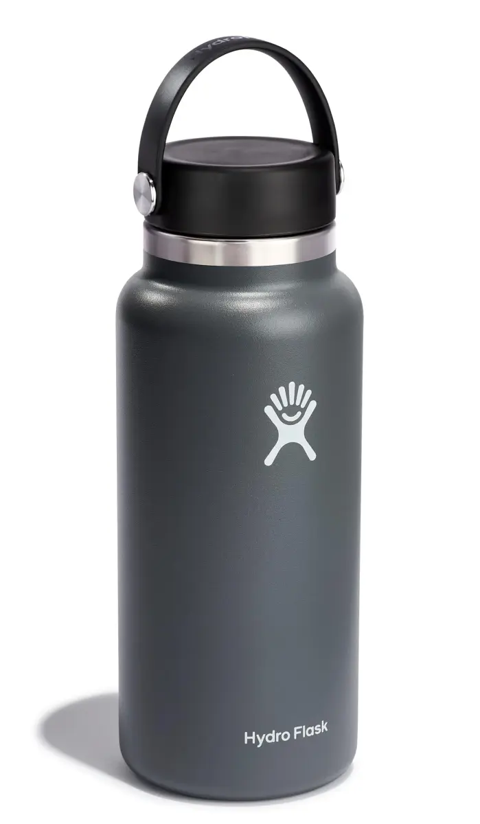 Hydro Flask 32 Oz Stone Wide Mouth Water Bottle | Insulated Stainless Steel for Cold & Hot Drinks - view 2