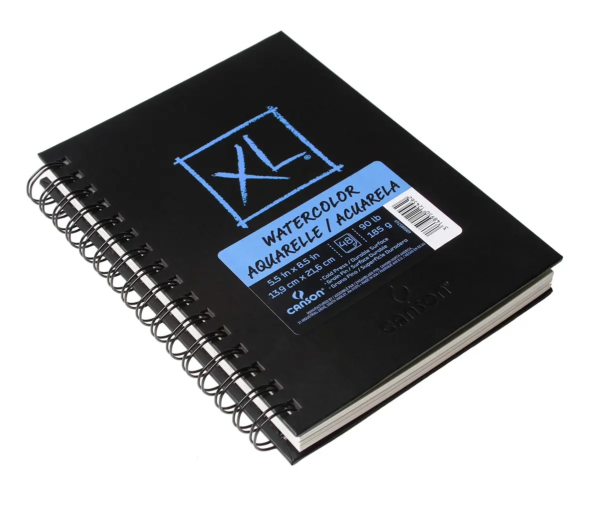 Canson XL Series Watercolor Paper Art Book 5.5x8.5 in | 90lb/185gsm, Acid-Free, French Craftsmanship - view 2