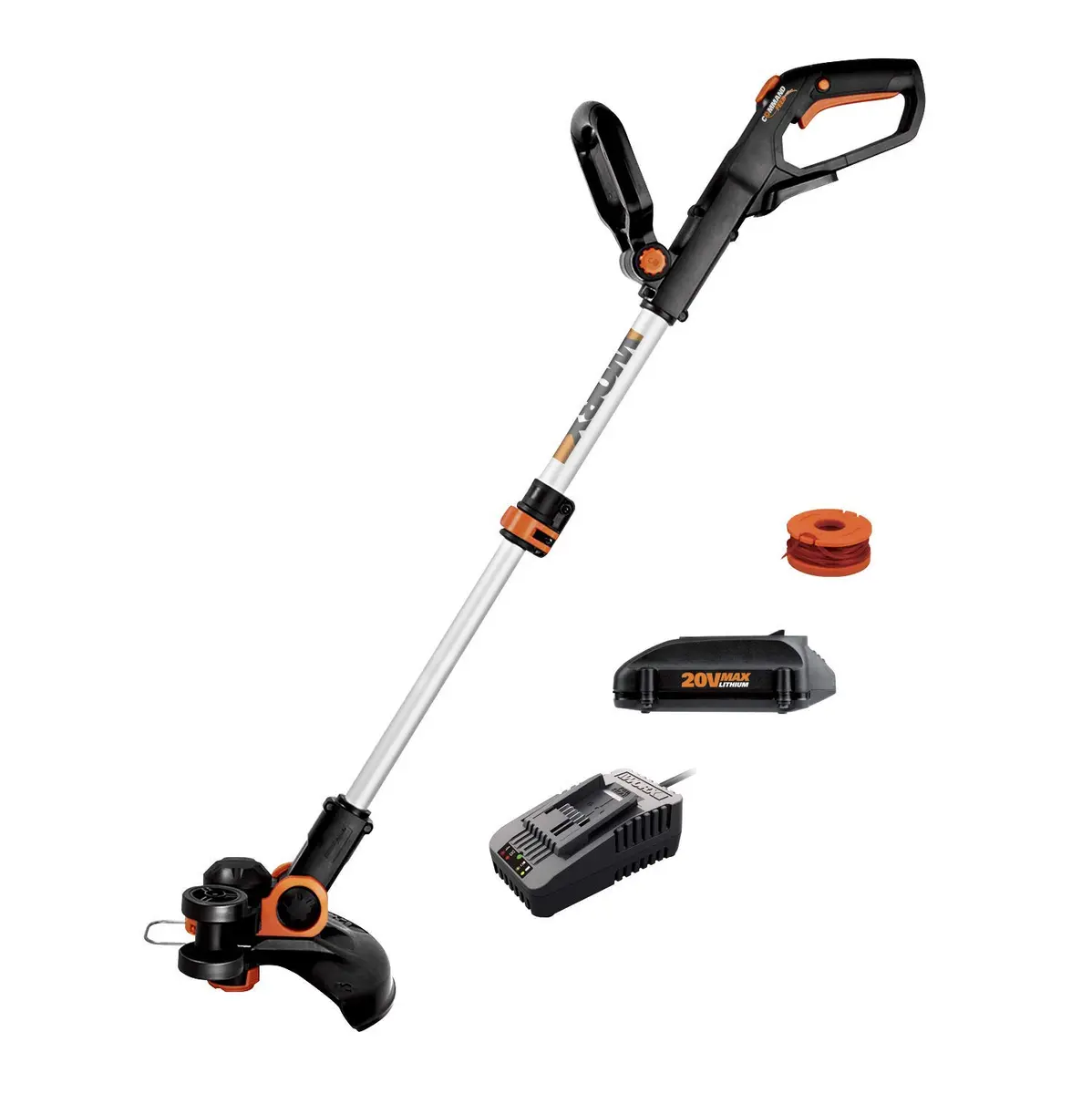 WORX 20V 12" Cordless String Trimmer & Edger | 2-in-1, Lightweight, Battery-Powered - main product image