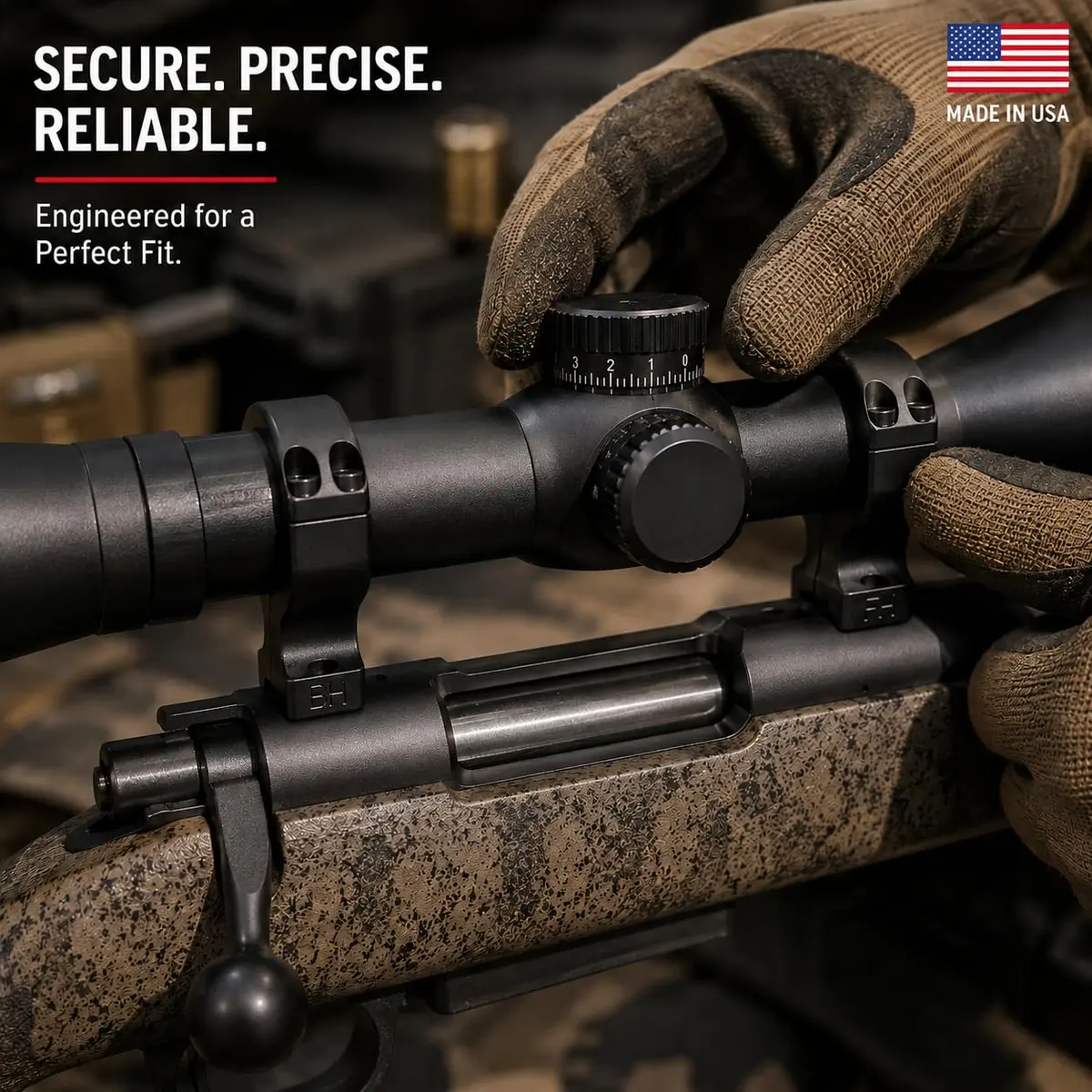 Game Reaper 2 Mount for Howa 1500 Mini & Remington 700 | Precision Machined Tactical Mount with 1 Inch Rings - view 5