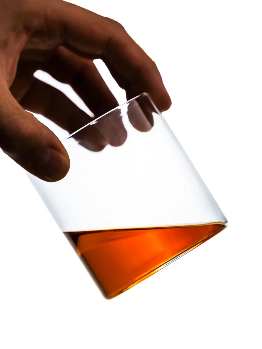 Amehla Bare Ultra Thin Cocktail Glasses 12oz | Minimalist Whiskey Tumblers for Home & Bar - view 2