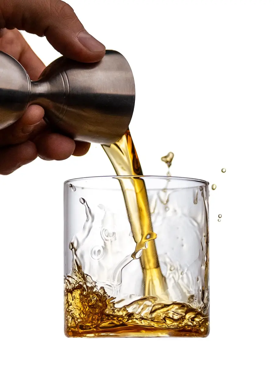 Amehla Bare Ultra Thin Cocktail Glasses 12oz | Minimalist Whiskey Tumblers for Home & Bar - view 3