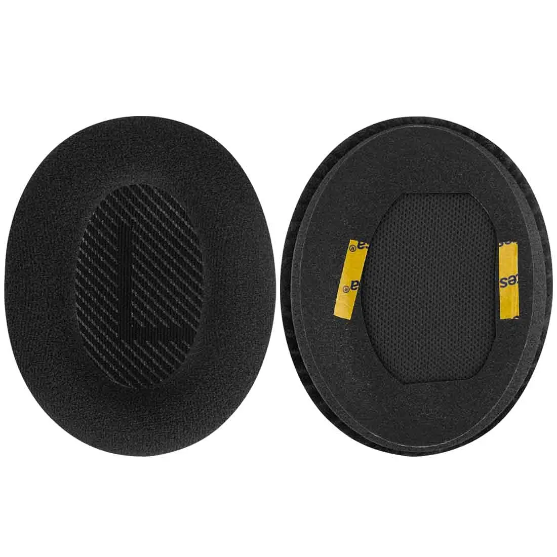 GEEKRIA Comfort Velour Ear Pads for Bose QC45/35 II/35/25/15/SE Headphones (2-Pack, Black) - view 3