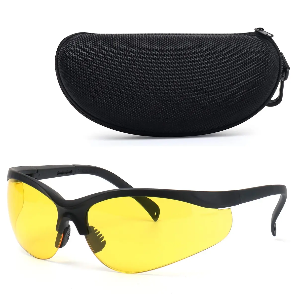LaneTop Safety Glasses ANSI Z87.1 Impact Polycarbonate Yellow Lens | UV400 Eye Protection for Shooting Range - view 2