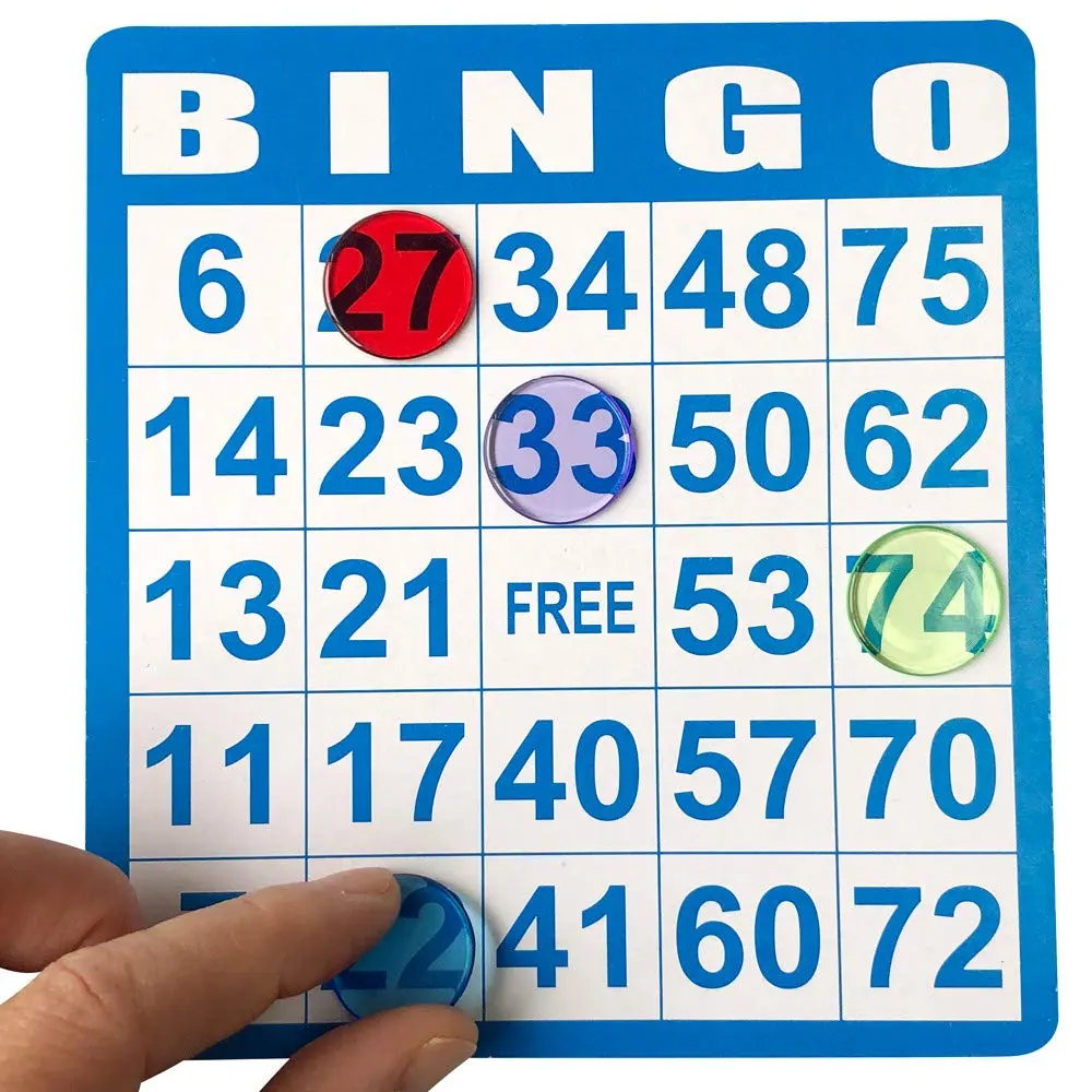 Yuanhe 100 Bingo Game Cards - 5.2x4.7in (13.2x12cm) | Reusable Cardboard for Parties - view 7