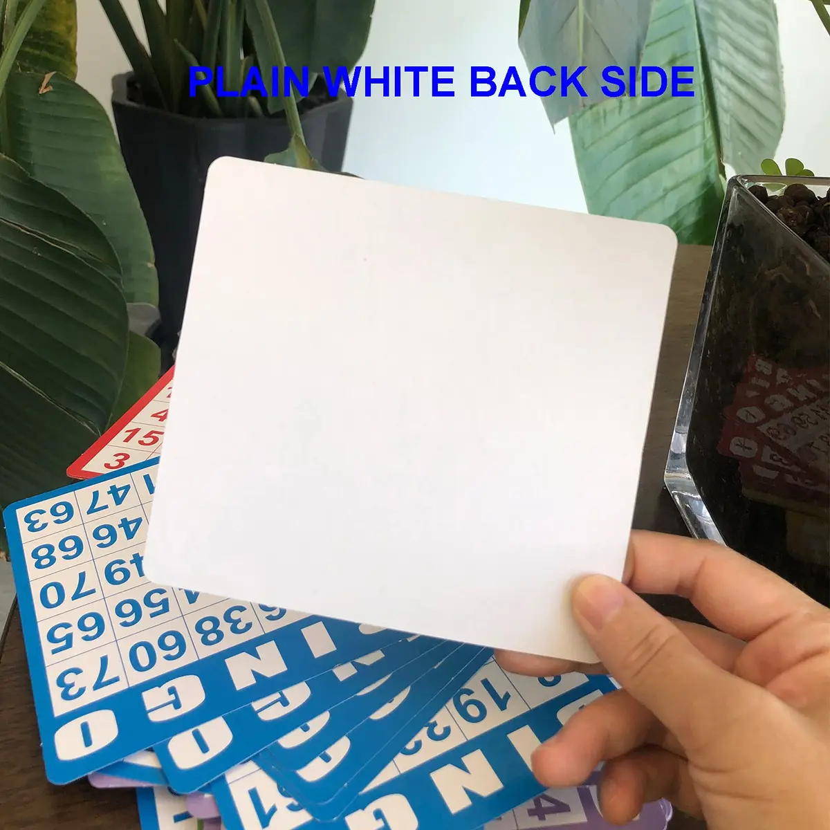 Yuanhe 100 Bingo Game Cards - 5.2x4.7in (13.2x12cm) | Reusable Cardboard for Parties - view 8