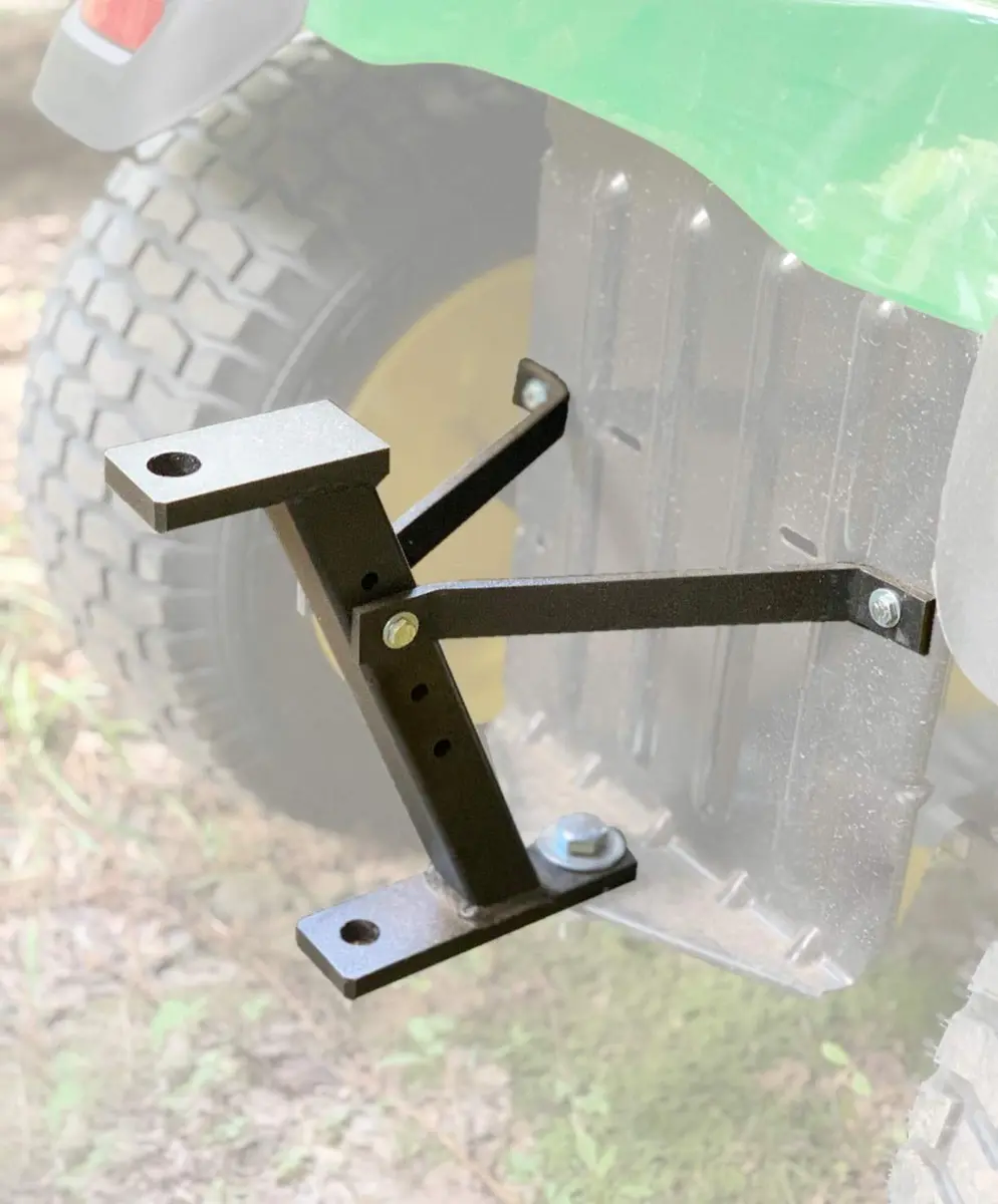 Eapele Trailer Hitch for Riding Mowers & Garden Tractors | 2.27 kg (5 lb) Solid Iron Construction - main product image