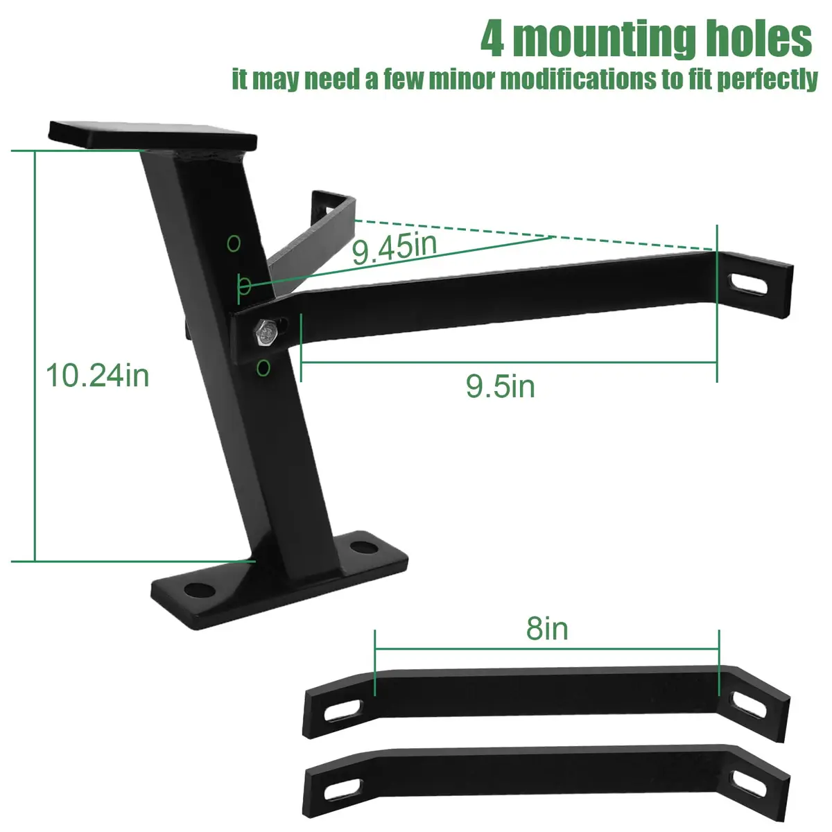 Eapele Trailer Hitch for Riding Mowers & Garden Tractors | 2.27 kg (5 lb) Solid Iron Construction - view 2