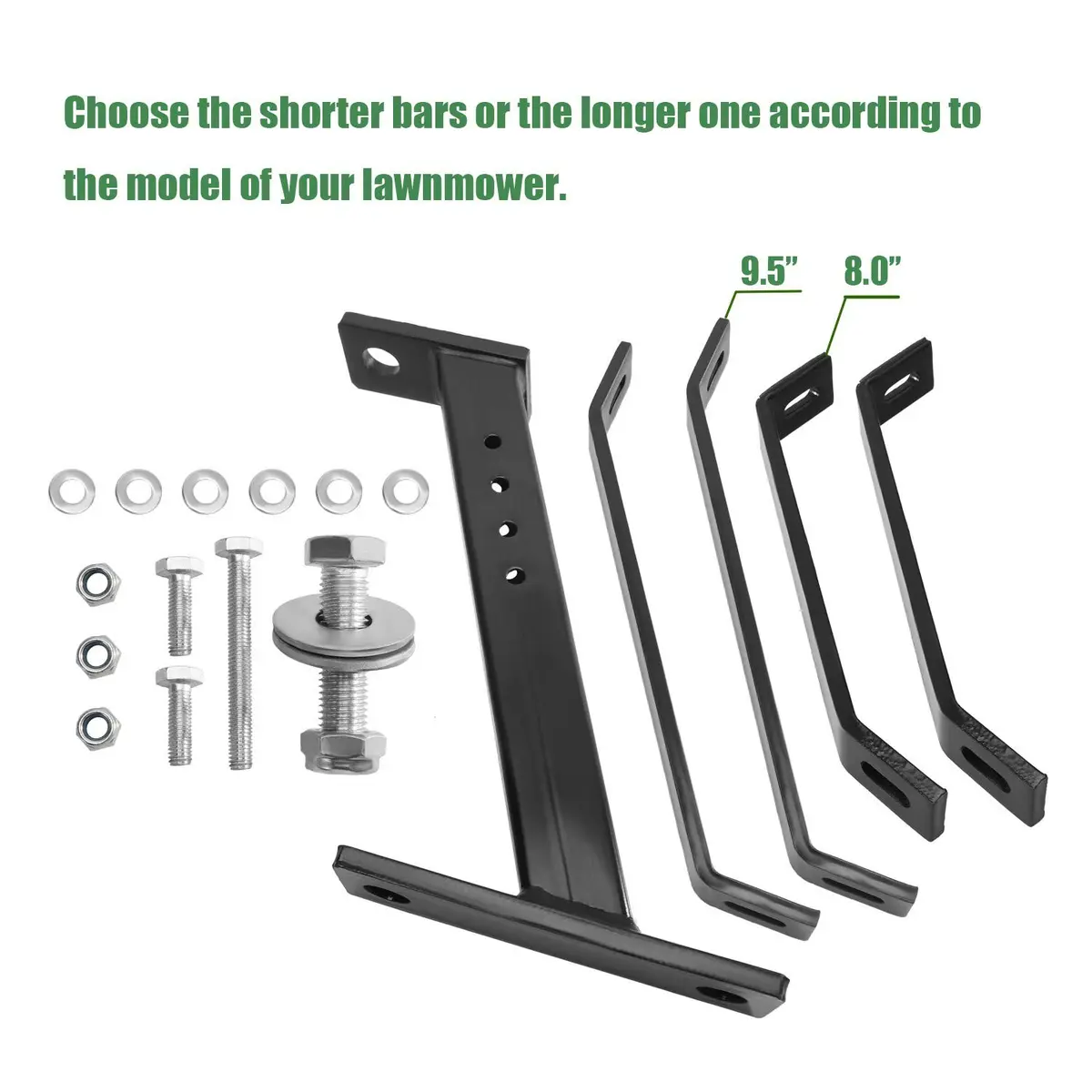 Eapele Trailer Hitch for Riding Mowers & Garden Tractors | 2.27 kg (5 lb) Solid Iron Construction - view 3