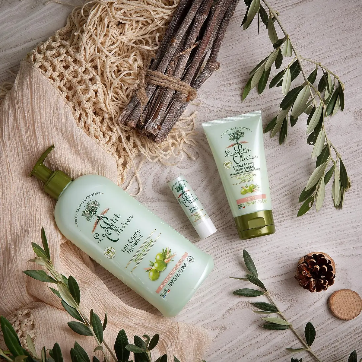 Le Petit Olivier Body Lotion Moisturizing - Olive Oil - Light, Non-Greasy Texture - Enriched With Glycerin - 8.4 Fl Oz | Soft, Silky Skin - view 6