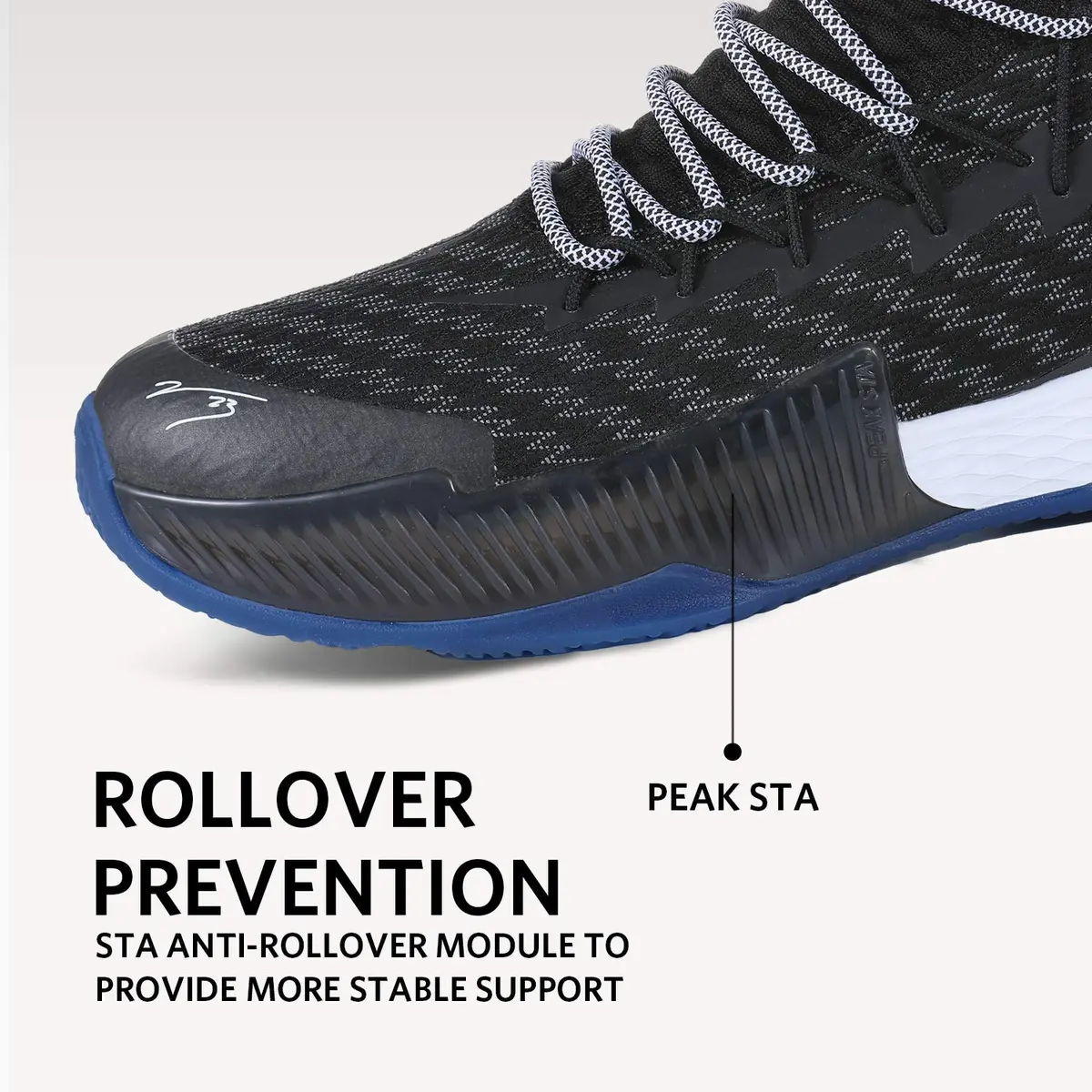 PEAK Men's Basketball Shoes Lightning Series Moon Ew9366a | Supportive, Breathable & Durable (120 chars) - view 4