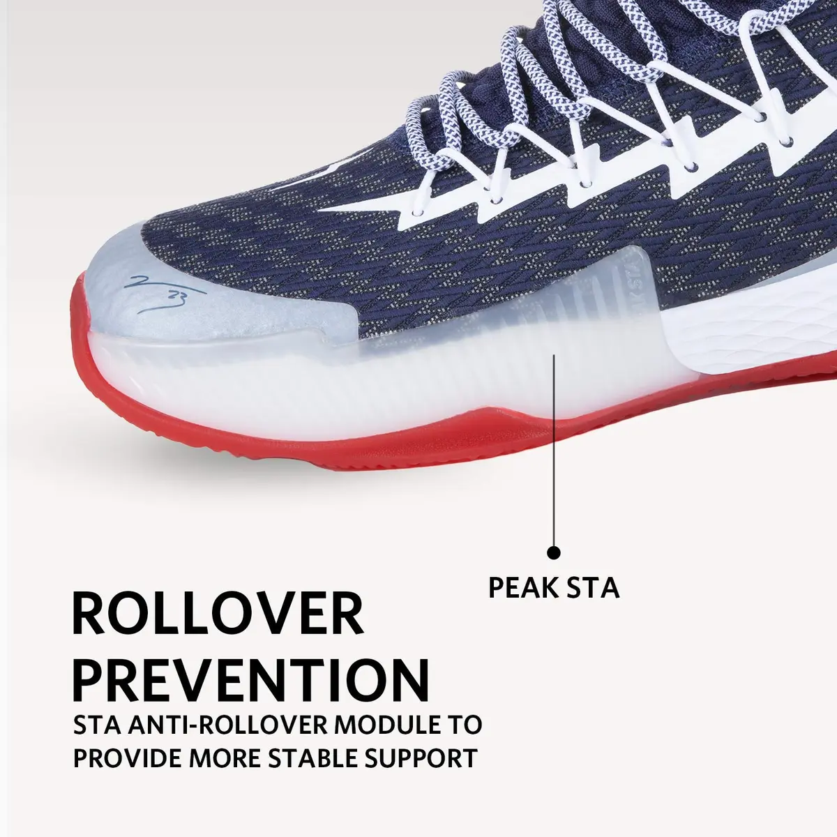 PEAK Men's Basketball Shoes Lightning Sport Shoes for Basketball, Running, Walking | Louis Williams Signature - view 4