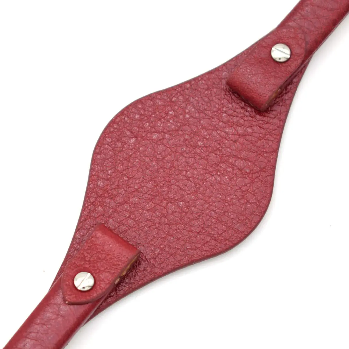 bullish Red Genuine Leather Watch Strap for Fossil Watches | 8mm Width - view 2