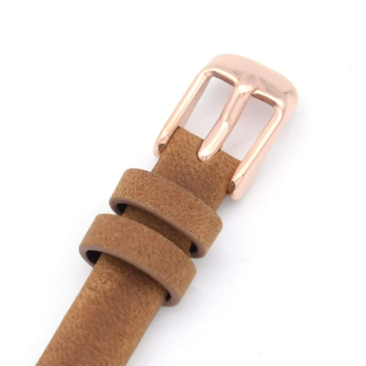 bullish 8mm Genuine Leather Watch Strap Replacement for Fossil ES3148 ES4119 ES4176 ES3262 ES3077 | Elegant Stripe Design - view 5