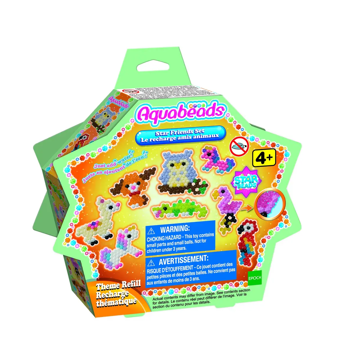 Aquabeads Star Friends Set Water Bead Craft Kit for Kids | Over 600 Beads, Templates, Vibrant Colors - main product image