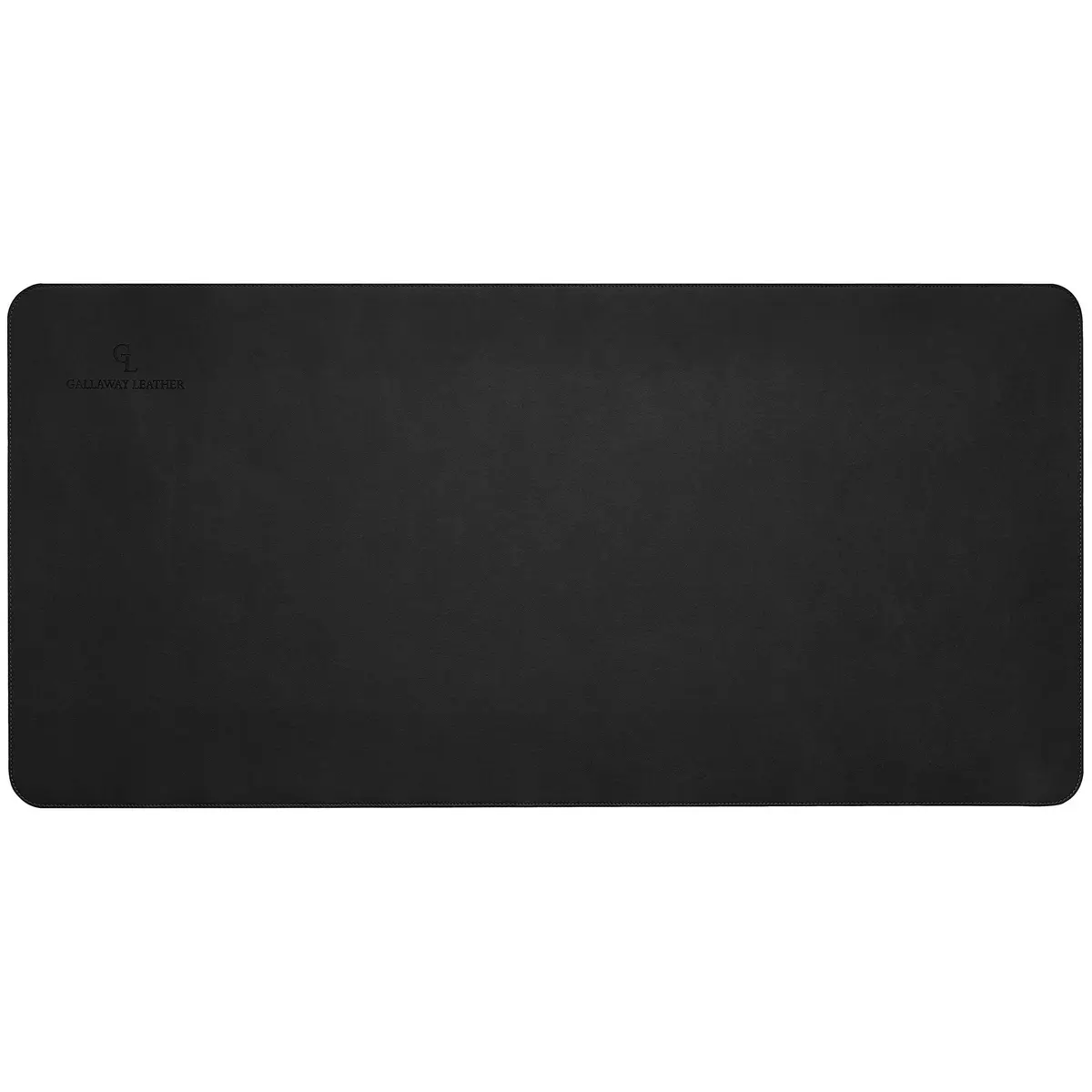 Gallaway Leather Desk Mat, Large 36" x 17" Black | Smooth PU Leather Writing Pad for Office & Home - view 4