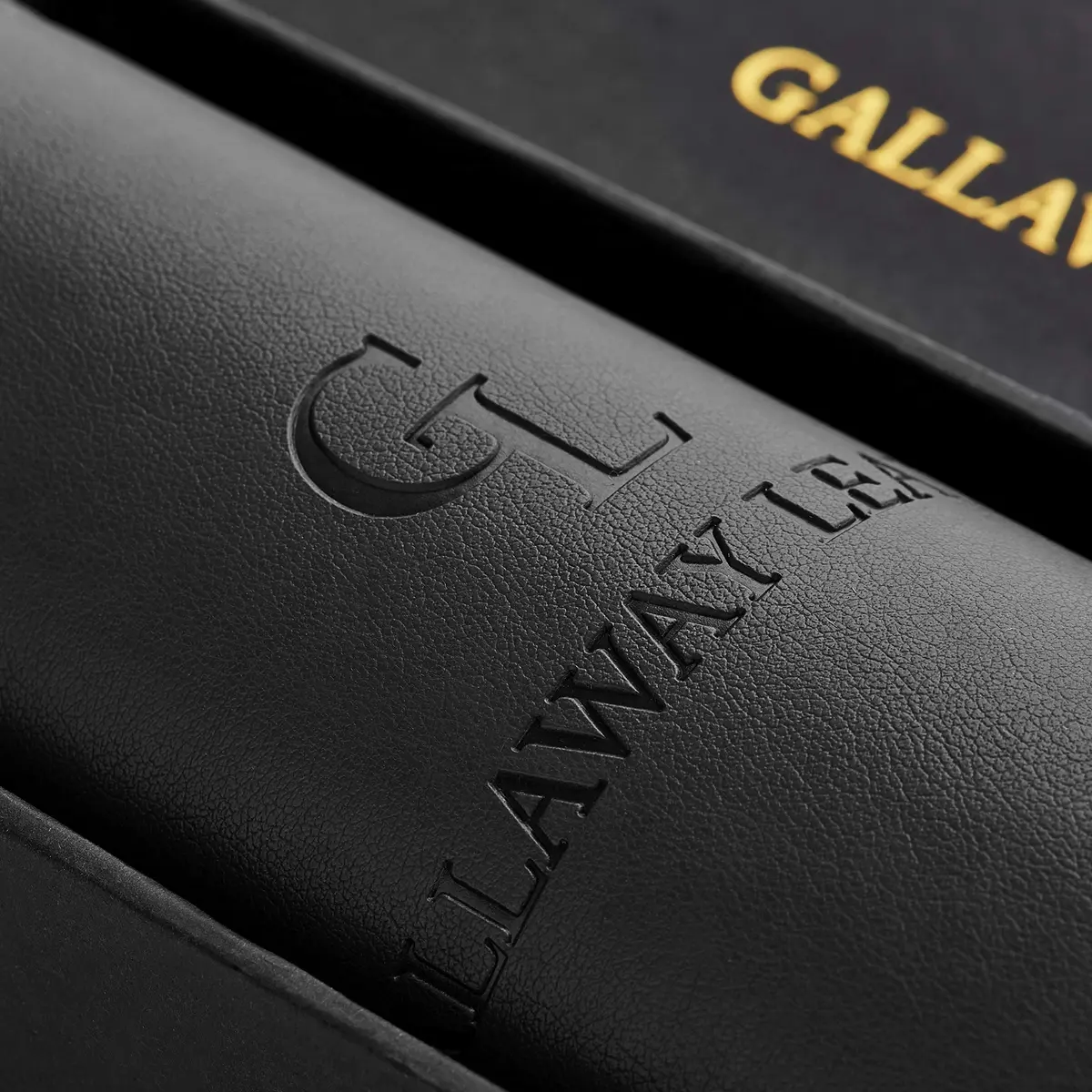 Gallaway Leather Desk Mat, Large 36" x 17" Black | Smooth PU Leather Writing Pad for Office & Home - view 2