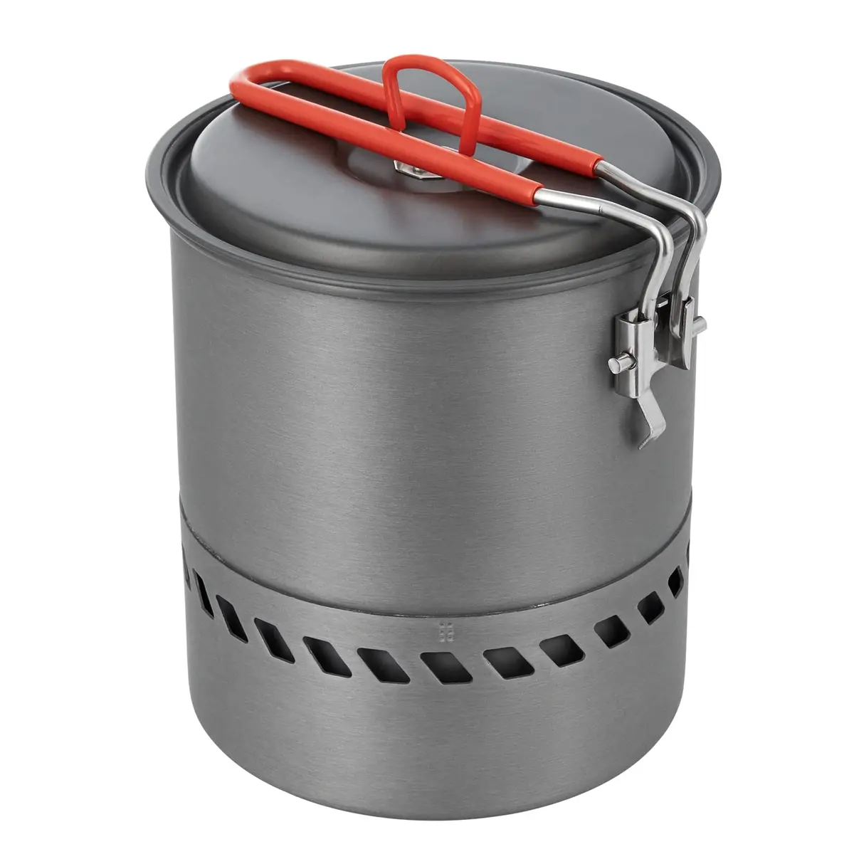Bulin 1.5L Camping Pot with Heat Exchanger & Foldable Handle | Ultralight Aluminum Cookware for Backpacking - main product image