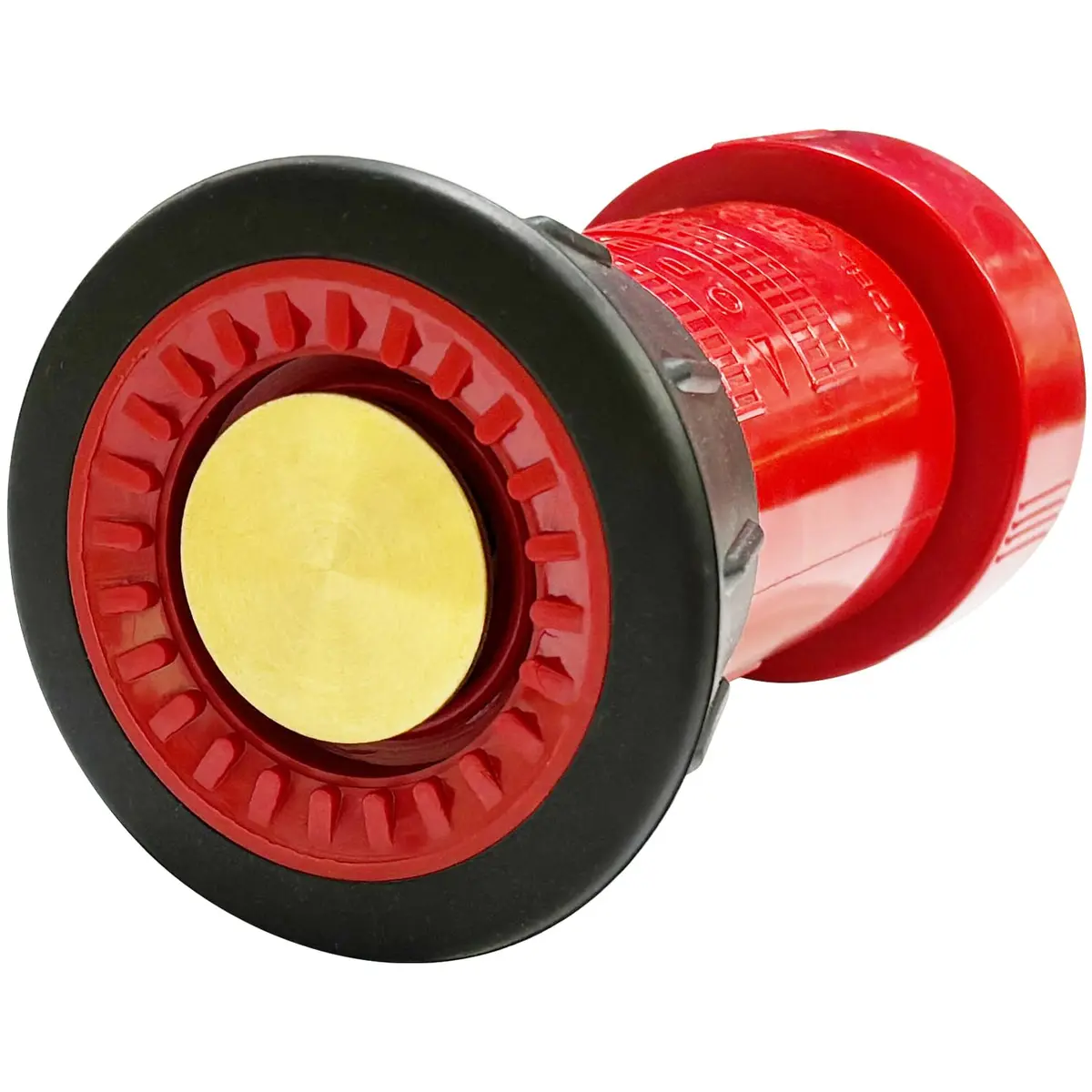 SAFBY Fire Hose Nozzle 1.5 inch NPSH/NPT | Durable Brass & Plastic Control - main product image