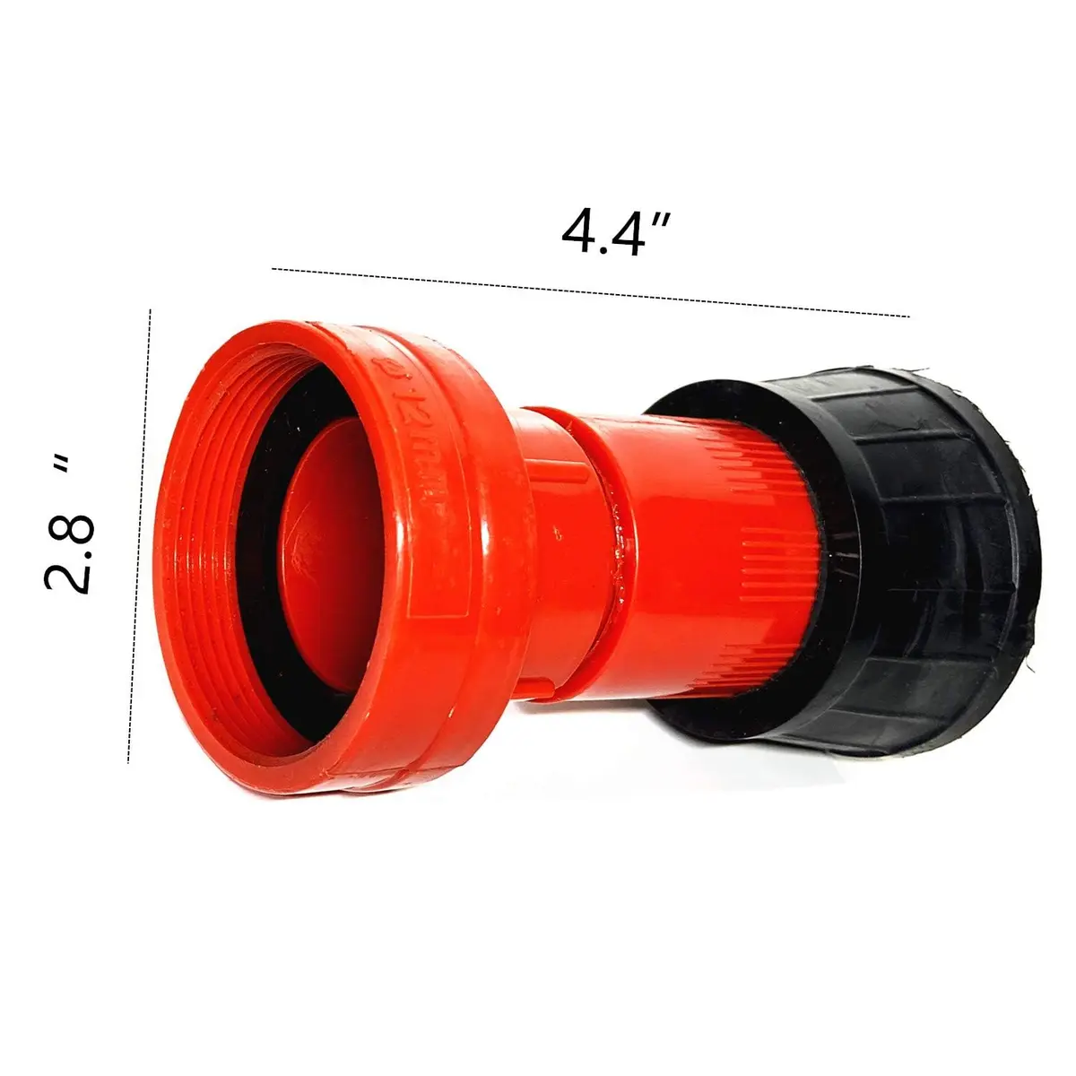 SAFBY Fire Hose Nozzle 1.5 inch NPSH/NPT | Durable Brass & Plastic Control - view 2
