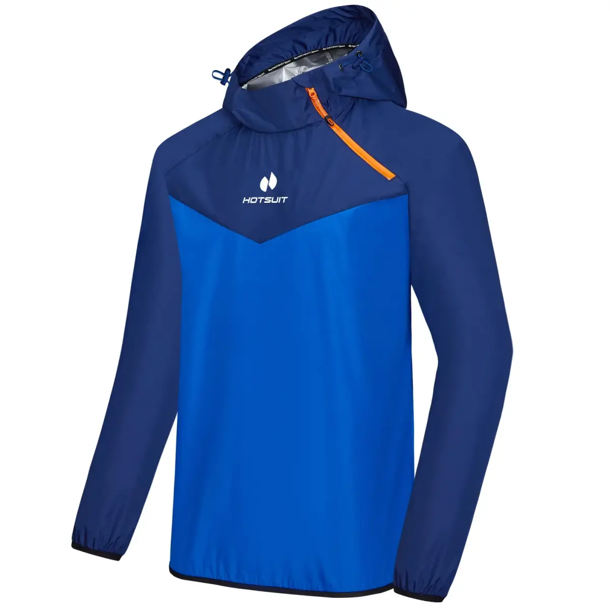 HOTSUIT Men's Navy Blue Sauna Jacket for Weight Loss Workout - 3X-Large - view 3