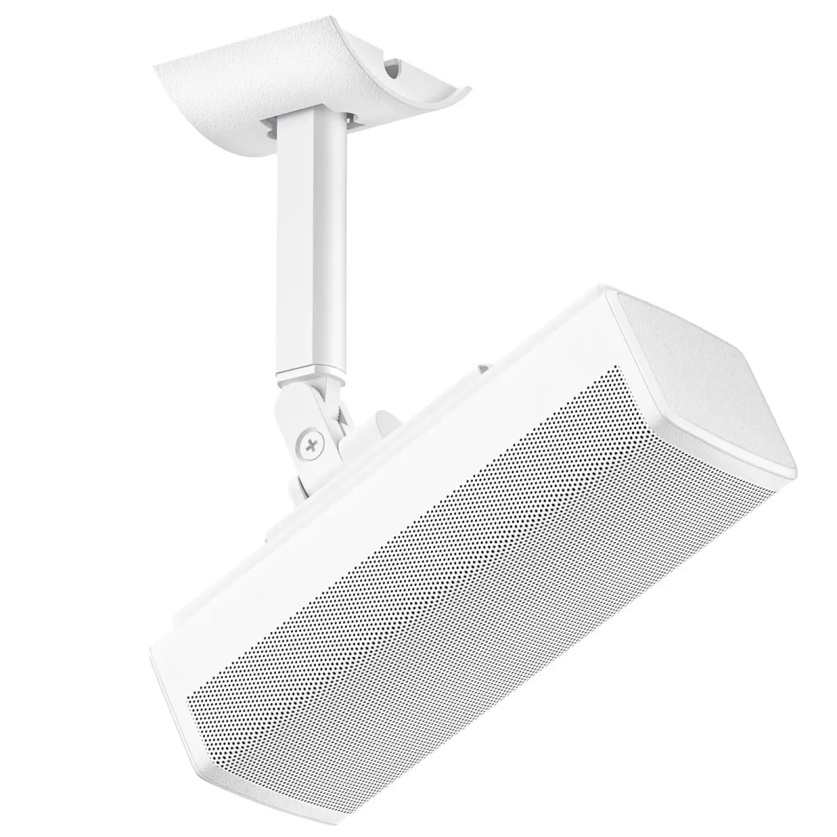 tiebutie White Adjustable Speaker Wall Mount | Ceiling & Wall Mount for Bose UB-20 Series II, SoundTouch, CineMate, Acoustimass, Cube Surround Bracket - main product image
