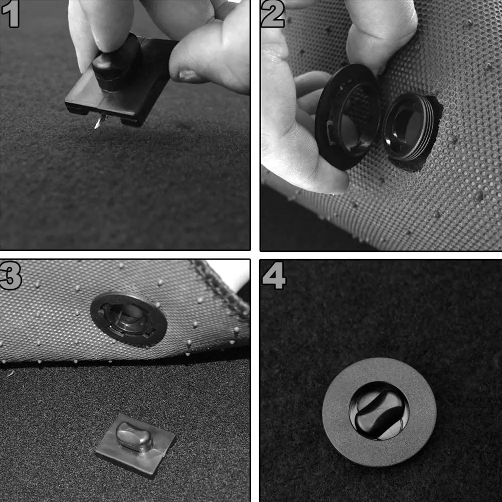 AUTOXBERT 4PCS Car Carpet Fixing Clips | Universal Impact-Resistant ABS Fasteners for Most Cars - view 7