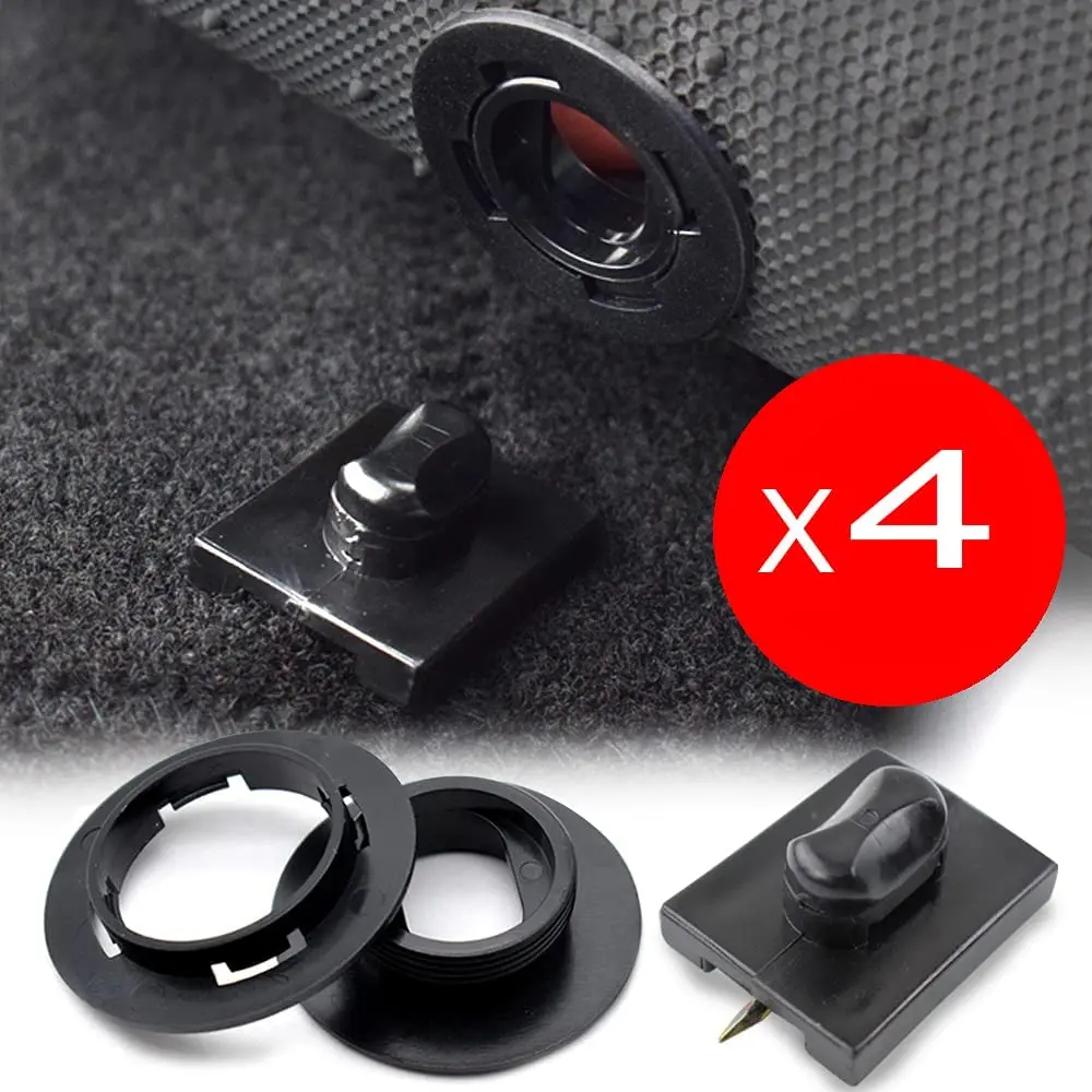 AUTOXBERT 4PCS Car Carpet Fixing Clips | Universal Impact-Resistant ABS Fasteners for Most Cars - view 8