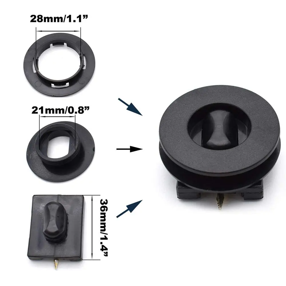 AUTOXBERT 4PCS Car Carpet Fixing Clips | Universal Impact-Resistant ABS Fasteners for Most Cars - view 2