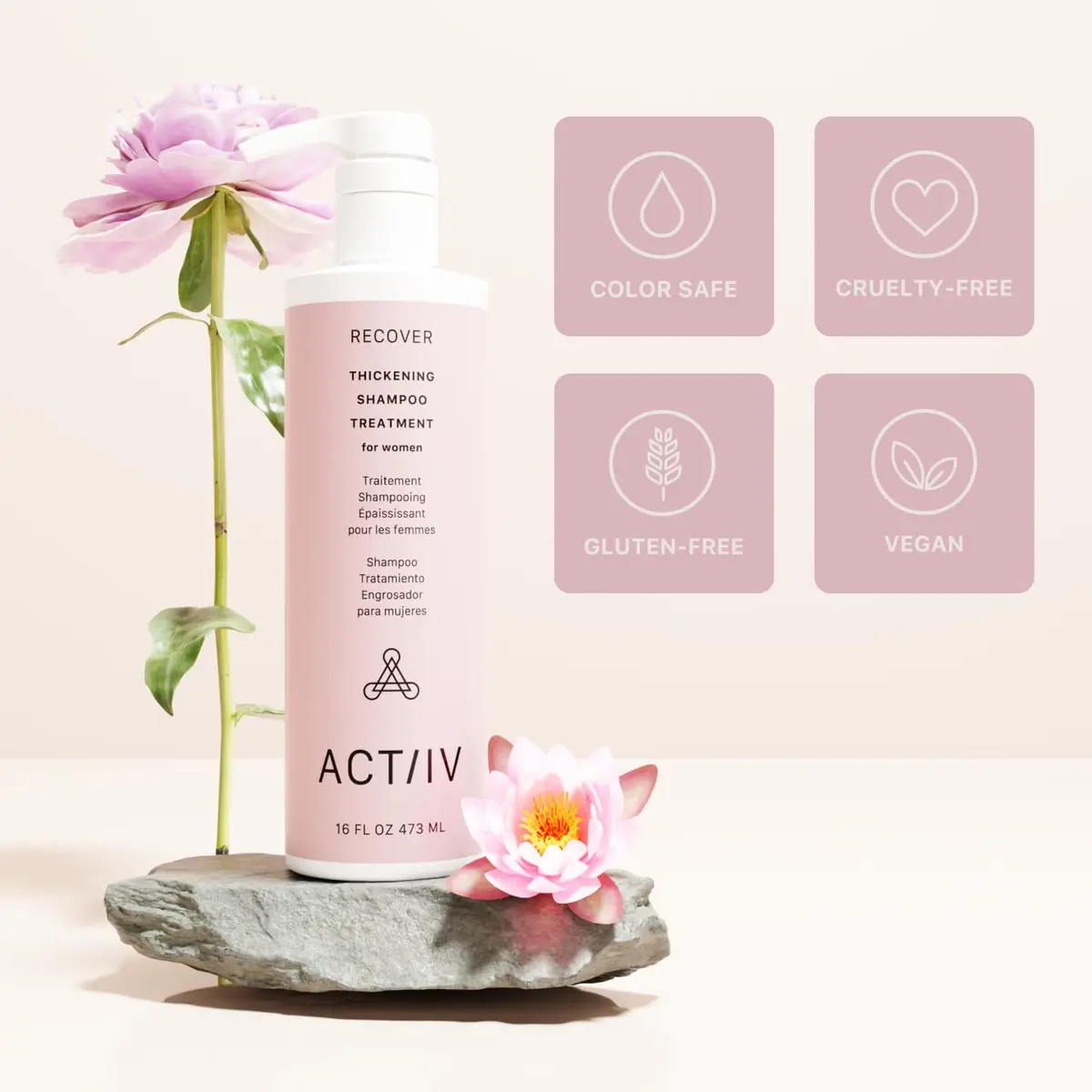 ACTIIV Recover Women's Thickening Shampoo Treatment | Fuller Hair, 16 Fl Oz - view 5