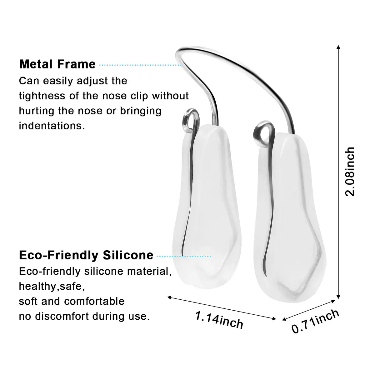 FERNIDA Nose Shaper Lifter Uplifting Clip 1 Count | Pain-Free Silicone Nose Bridge Straightener for Women, Men - view 7