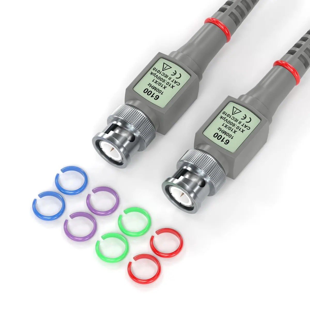 Goupchn P6100 Oscilloscope Probe 100MHz 1X/10X Attenuation 2-Pack | Precision Measuring Tool for Indian Labs - view 5