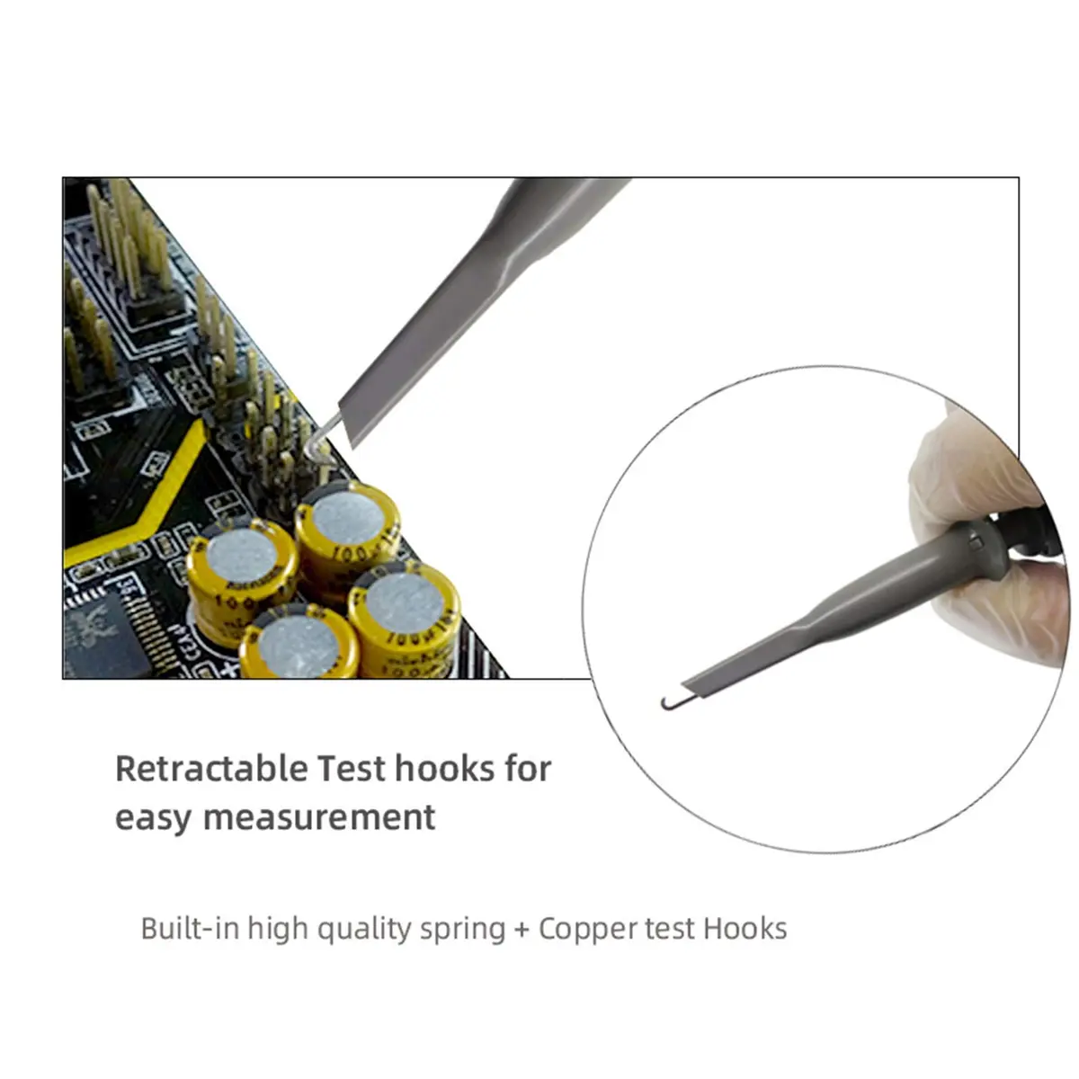 Goupchn P6100 Oscilloscope Probe 100MHz 1X/10X Attenuation 2-Pack | Precision Measuring Tool for Indian Labs - view 6