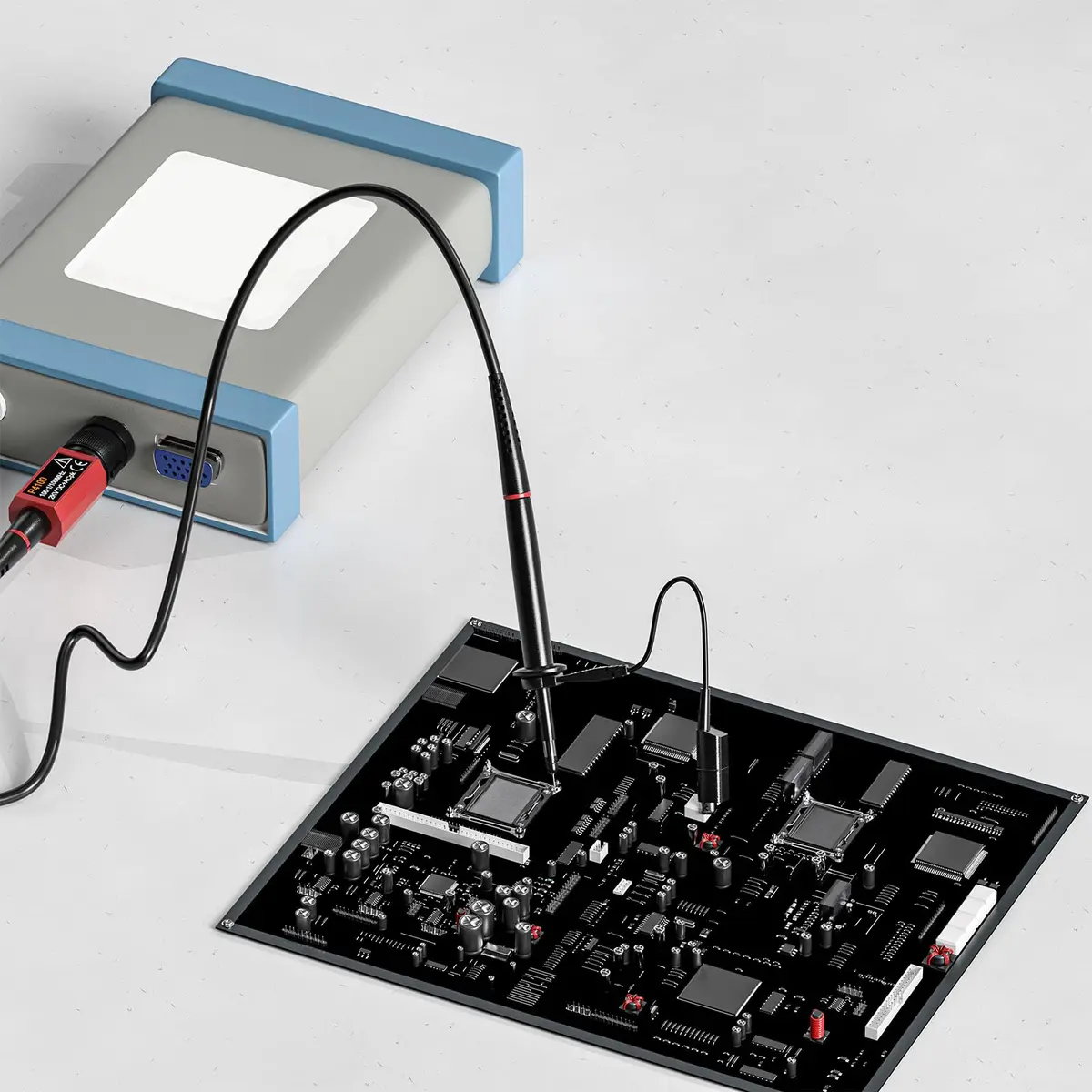 Goupchn P4100 High Voltage Oscilloscope Probe 100MHz 2KV 100:1 Attenuation | 1.2m Cable & Accessory Kit - view 6