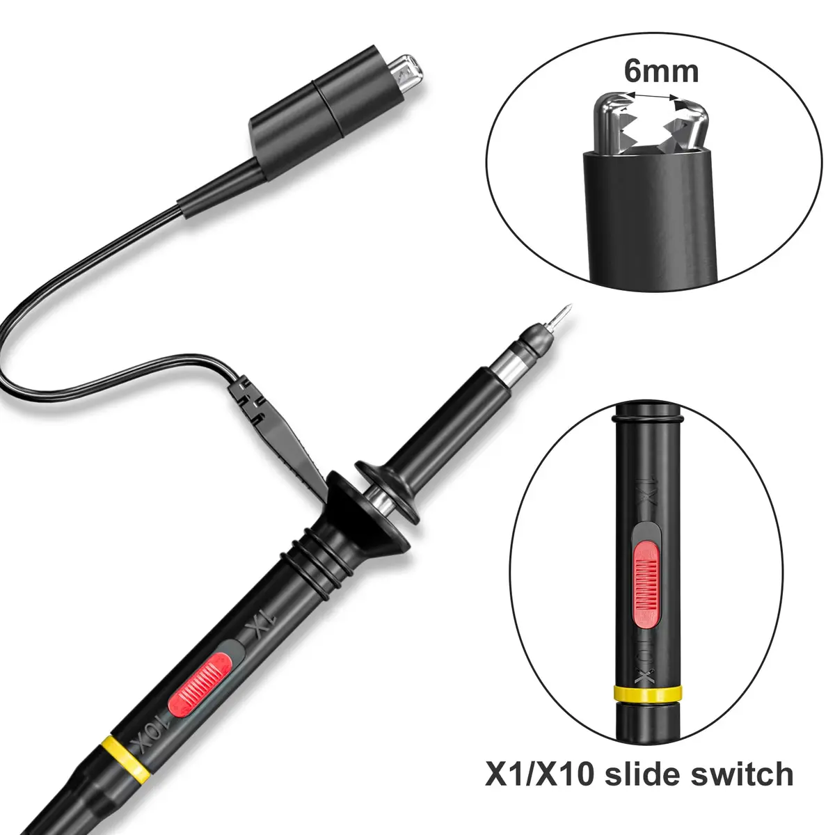 Goupchn P2200 200MHz Oscilloscope Probe Set 200MHz (600Vp-p) | Precision Measuring Tool - view 5