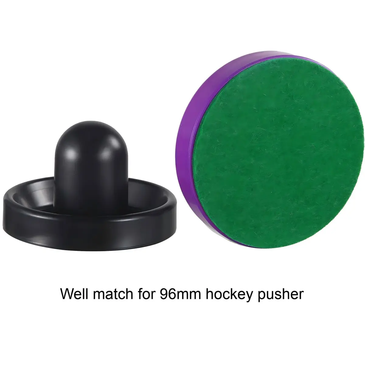 Gejoy Air Hockey Paddle Felt Pads 94 mm (3.7 inches) — 8-Pack | Protects Table & Pushers - view 4
